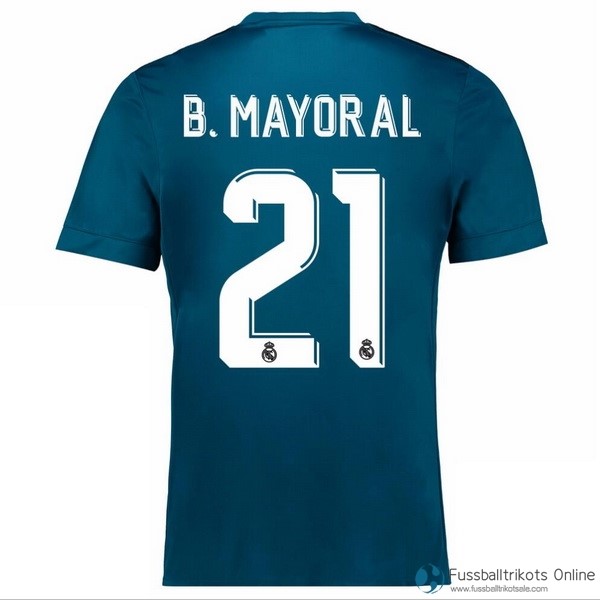 Real Madrid Trikot Ausweich B.Mayoral 2017-18 Fussballtrikots Günstig
